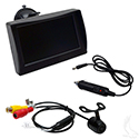 Rearview Camera Package for LSV, Flush Mount Camera and 4.3" Dash Mount Color Display