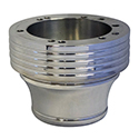 Adapter, Billet Polished with Grooves, Club Car Tempo, Precedent