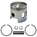 Piston and Ring Assembly, .25mm oversized, E-Z-Go 2-cycle Gas 89-93 2 port oversized pistons