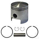 Piston and Ring Assembly, One Port Standard Size, E-Z-Go 2-cycle Gas 80-88