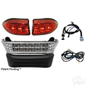 RHOX LED Light Bar Kit w/ Plug and Play Harness, Club Car Precedent, Electric 08.5+, 12-48v