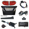 BYO LED Light Bar Kit, Club Car Precedent, Electric 08.5+, 12-48V, (Standard, Pedal Mount)