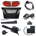 BYO LED Light Bar Kit, Club Car Precedent, Electric 08.5+, 12-48V, (Deluxe, OE Fit)