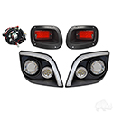 RHOX LED Light Kit w/ RGBW LED Running Lights and Plug and Play Harness, E-Z-Go Express, 12-48V