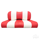 Seat Back & Bottom Covers, Red/White, Yamaha Drive