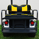 RHOX Rhino Seat Kit, Rally Black/Yellow, Yamaha Drive2