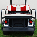 RHOX Rhino Seat Kit, Rally White/Red, Yamaha Drive2