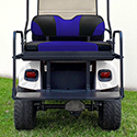 RHOX Rhino Aluminum Seat Kit, Sport Black/Blue, E-Z-Go TXT 96+