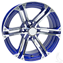 AC568, Machined with Blue, 15 x 6 ET-25