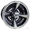 RHOX RX145, Machined with Gloss Black, 10x7 ET-15.5