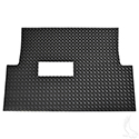 Floor Mat, Diamond Plate Rubber, Black, Club Car Tempo, Onward, Precedent 04+