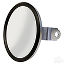 Mirror, Convex Side Mount Rearview, Stainless Steel