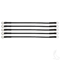 Battery Cable SET, Includes (5) 14" 6 gauge, Club Car DS 48V 95+