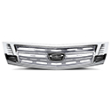 DoubleTake Grille, Phoenix, Slotted, Chrome, E-Z-Go RXV 08+, Yamaha Drive2