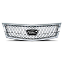 DoubleTake Grille, Phoenix Diamond, Chrome, E-Z-Go TXT 96+, Club Car Precedent