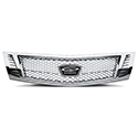 DoubleTake Grille, Phoenix Diamond, Chrome/Chrome, E-Z-Go RXV, Yamaha Drive2