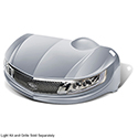 DoubleTake Phoenix Front Cowl, E-Z-Go RXV 08+, Silver