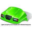 DoubleTake Phantom Front Cowl, Club Car Precedent 04+, Lime