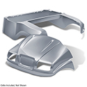 DoubleTake Phantom Body Kit with Grille, Club Car Precedent 04+, Silver