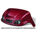 DoubleTake Titan Front Cowl, E-Z-Go TXT 96+, Burgundy