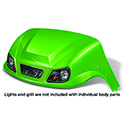 DoubleTake Titan Front Cowl, E-Z-Go TXT 96+, Lime