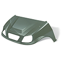 DoubleTake Spartan Front Cowl, Club Car DS, Graphite