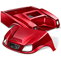 DoubleTake Spartan Body Kit with Grille, Club Car DS, Ruby