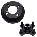 Brake Drum Kit, E-Z-Go RXV 08+, TXT 4 Cycle 91+ (Not for ST350)