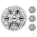 Wheel Cover, SET OF 4, 10" Daytona Chrome