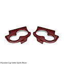 DoubleTake Sentry Dash Cup Holder Trim Set of 2, E-Z-Go TXT 96+, Burgundy