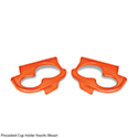 DoubleTake Sentry Dash Cup Holder Trim Set of 2, E-Z-Go TXT 96+, Orange