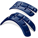 DoubleTake Fender Flare Set for Phoenix Body, E-Z-Go TXT 96+, Navy