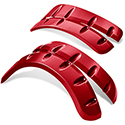 DoubleTake Fender Flare Set for Phoenix Body, E-Z-Go RXV 08+, Ruby