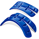 DoubleTake Fender Flare Set for Phoenix Body, Yamaha Drive2, Blue