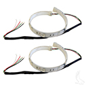 Flexible LED Light Strips, SET OF 2 12" w/ Wire Leads, 12VDC, RGB