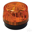 LED Strobe Light, Amber, 12-24VDC