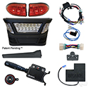 BYO LED Light Bar Kit, Club Car Precedent, Gas 04+ & Electric 04-08.5, 12-48V, (Deluxe, OE Fit)