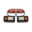 DoubleTake Phantom Deluxe Street Legal LED Light Kit with Black Bezel, Club Car Precedent 04+