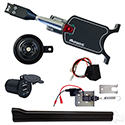 Complete Standard Turn Signal Kit with Plug and Play Time Delay, Club Car Tempo, Precedent, 12V