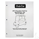 Maintenance & Service Manual, Club Car Precedent 17 Gas w/Subaru EX40 Engine, Electric w/ERIC