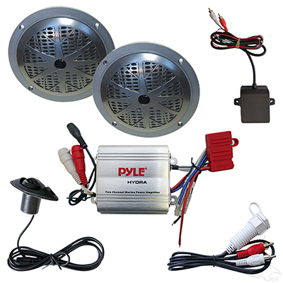 Complete MP3 w/ 100 Watt Amp and Pyle 5.25" Black Speakers