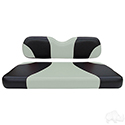 RHOX Front Seat Cushion Set, Sport Black/Silver, E-Z-Go TXT 96-13