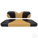 RHOX Front Seat Cushion Set, Sport Black/Tan, E-Z-Go TXT 96-13