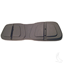 Seat Back Shell, 1 Piece Black Plastic, Club Car DS