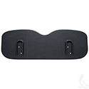 Seat Back Shell, Black Plastic, E-Z-Go TXT 14+