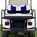 RHOX Rhino Seat Kit, Rally White/Blue, E-Z-Go TXT 96+