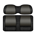 DoubleTake Veranda Front Cushion Set, E-Z-Go TXT 96+, Black/Graphite