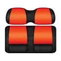 DoubleTake Veranda Front Cushion Set, E-Z-Go TXT 96+, Black/Orange