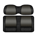 DoubleTake Veranda Front Cushion Set, E-Z-Go RXV 08+, Black/Graphite