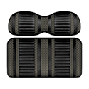 DoubleTake Extreme Front Cushion Set, E-Z-Go TXT 96+, Black/Graphite